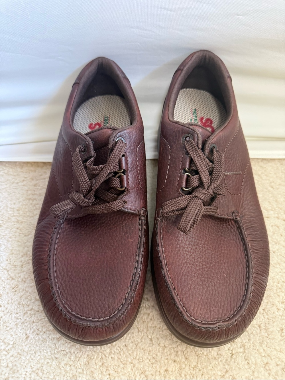 SAS Brown Leather shoes • Men's size 9.5 Wide